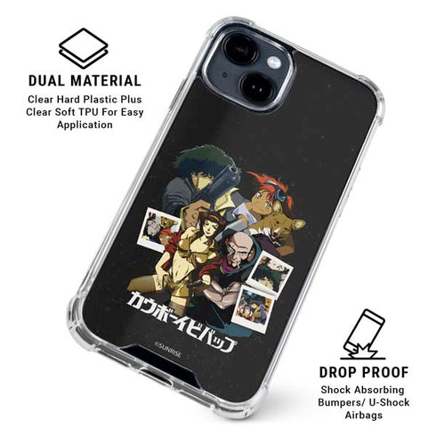 Cowboy Bebop Group Shot iPhone 15 Clear Case